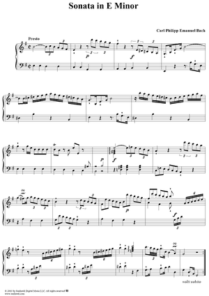 Sonata in E Minor (1785)