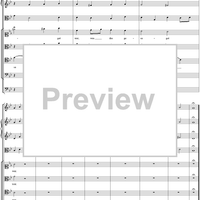 Arioso and Chorus from Cantata no. 22  ("Jesus nahm zu sich die Zwölfe") - Full Score