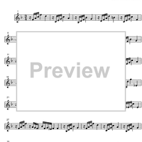 Three Part Sinfonia No. 5 BWV 791 Eb Major - B-flat Tenor Saxophone