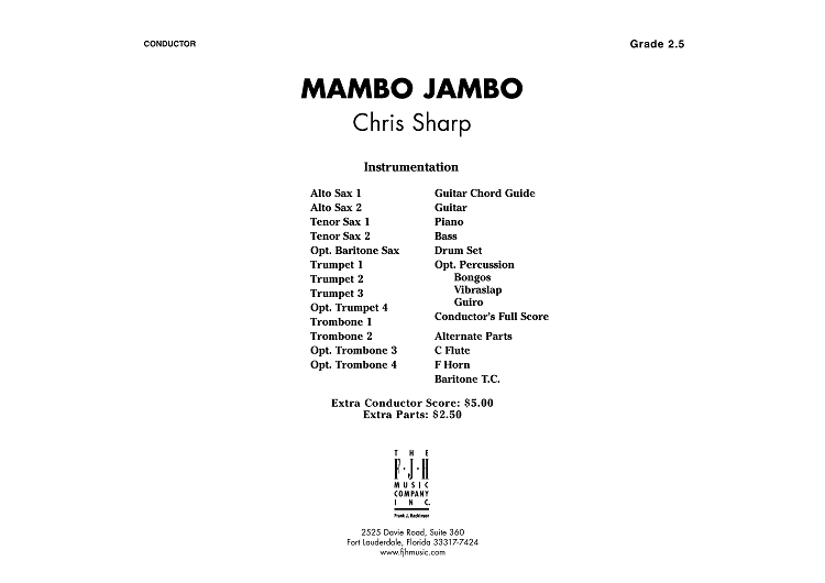 Mambo Jambo - Score
