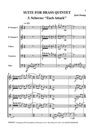Suite for Brass Quintet - 3. Scherzo: “Zach Attack”
