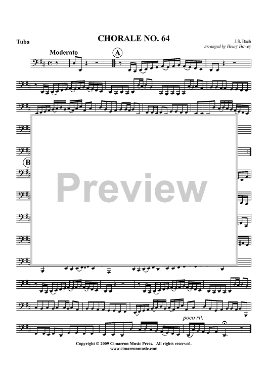 Chorale No. 64 - Tuba