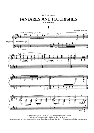 4 Fanfares and Flourishes For Organ