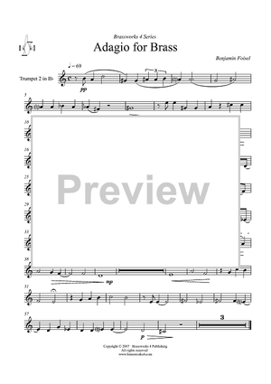 Adagio for Brass - Trumpet 2 in B-flat