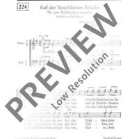 Auf der Voschiletzer Brücke - Choral Score