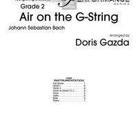 Air on the G-String - Score