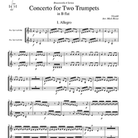 Concerto for Two Trumpets in Bb - Piccolo Trumpets in Bb