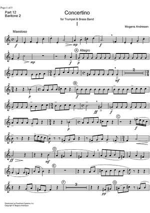 Concertino - Baritone Horn 2