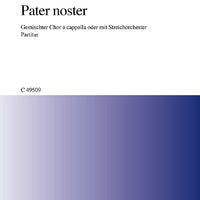 Pater Noster - Choral Score