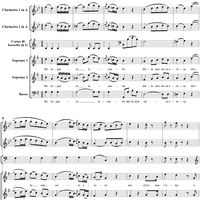 Notturno: "Mi lagnerò tacendo", K. 437 - Full Score