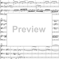 Clavier Concerto No. 3 in D Major, Movement 3 - Score