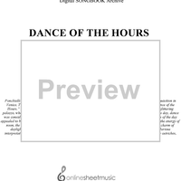Dance of the Hours - from La Gioconda