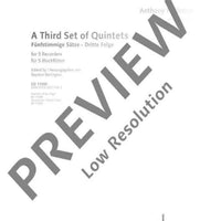A Third Set of Quintets - Performing Score