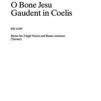O bone Jesus - Gaudent in coelis - Score