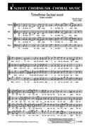 Tenebrae factae sunt - Choral Score
