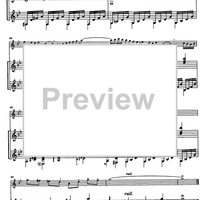 Music for a Trumpet and two Guitars on a theme by Saint-Preux - Score