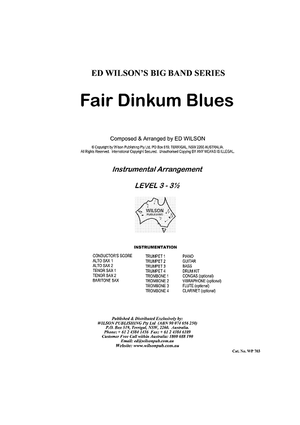 Fair Dinkum Blues - Conductor's Notes