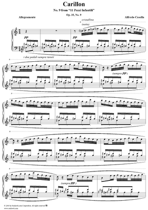 11 Pezzi Infantil, No 9: Carillon