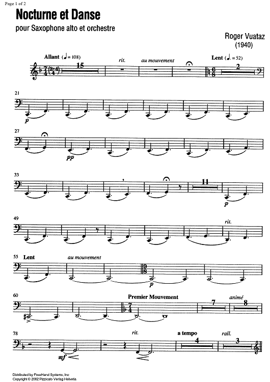 Nocturne et Danse Op.58 No. 2 - Horn in F 4