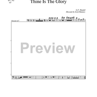 Thine is The Glory - Descant in C
