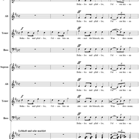 4 doppelchörige Gesänge, Op. 141: No. 2, Ungewisses Licht