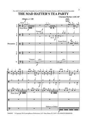 The Mad Hatter's Tea Party - for Percussion Ensemble - Score