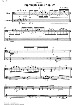 Impromptu No.17 Op.79