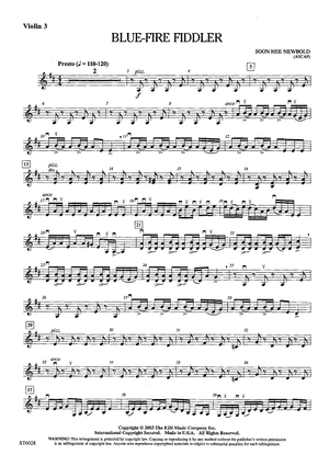 Blue-Fire Fiddler - Opt. Violin 3 (Viola)