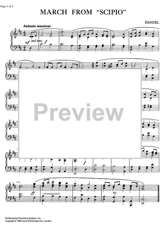 March Form Scipio Sheet Music For Organ Or Piano Sheet Music Now March Form Scipio Sheet Music For Organ Or Piano Sheet Music Now