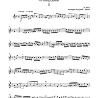 Double Concerto for Two Violins - Violin 2