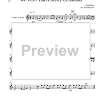 We Wish You a Merry Christmas - Cornet 2/Trumpet 2