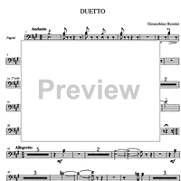 Per la Commermorazione di Antonia Canova [set of parts] - Bassoons