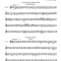 Four Easter Quartets - Trumpet 3