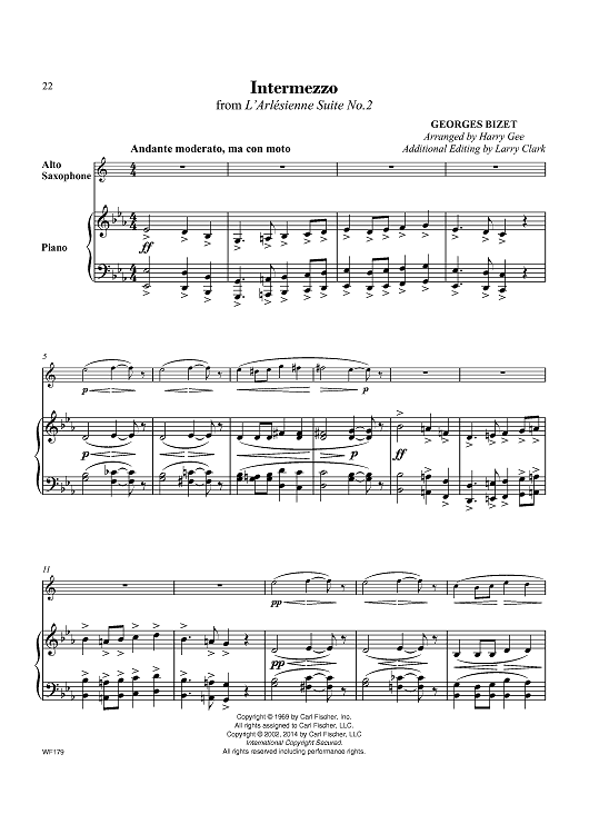 Intermezzo from L’Arlésienne Suite No. 2