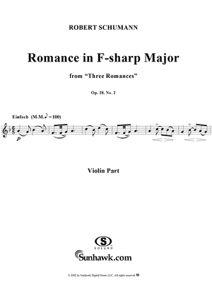 No. 2 in F-sharp Major - Violin