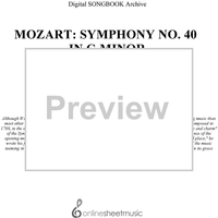 Mozart – Symphony No. 40 in G Minor - First Movement Theme