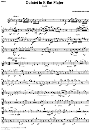 Quintet in E-flat Major, Op. 16 - Oboe