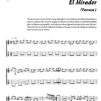 El Mirador (Farruca) - Guitar