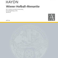 Wiener Hofball-Menuette - Score and Parts