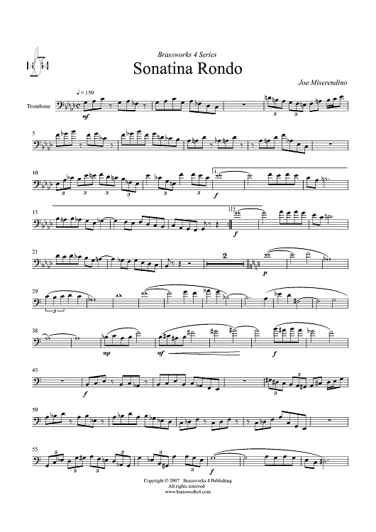 Sonatina Rondo - Trombone