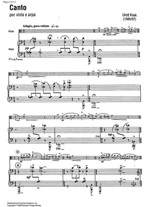 Canto - Score