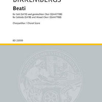 Beati - Choral Score