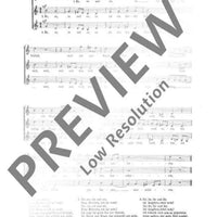 Volkslieder - Choral Score