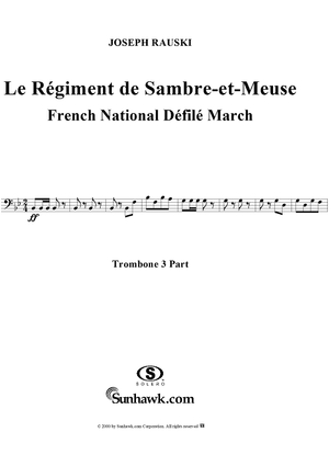 Le Régiment de Sambre-et-Meuse - Trombone 3