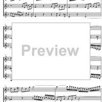 Three Part Sinfonia No. 2 BWV 788 c minor - Score