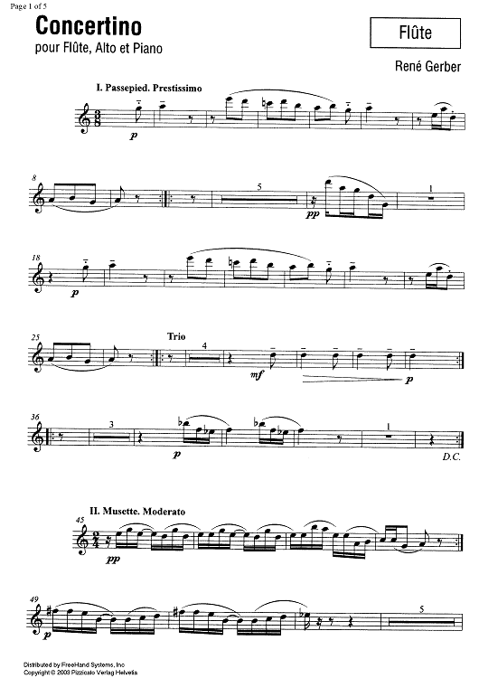 Concertino - Flute