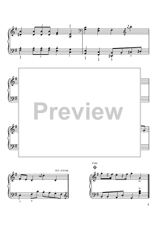 The Nutcracker. March" Sheet Music for Easy Piano Sheet Music Now