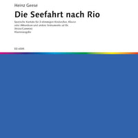 Die Seefahrt nach Rio - Vocal/piano Score