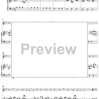 Violin Sonata No. 3 in B-flat Major, K8 - Piano Score