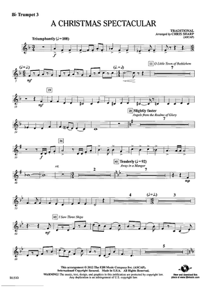 A Christmas Spectacular - Bb Trumpet 3